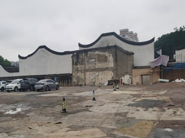 古建筑围墙倾斜的结构安全监控——福州三坊七巷围墙倾斜监测
